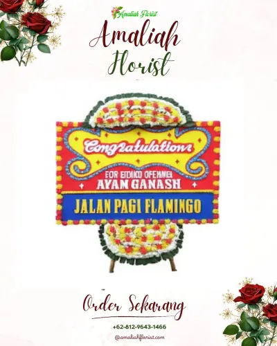 Bunga Papan Congratulation di Cangkring